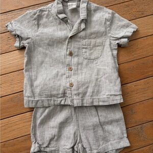 H&M Kids Matching Set in Gray